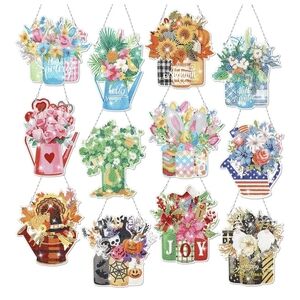 Colorful Floral Hanging Decorations